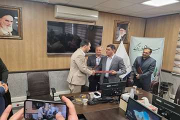 برگزاری مراسم تودیع و معارفه رابط حراست 1404/02/20